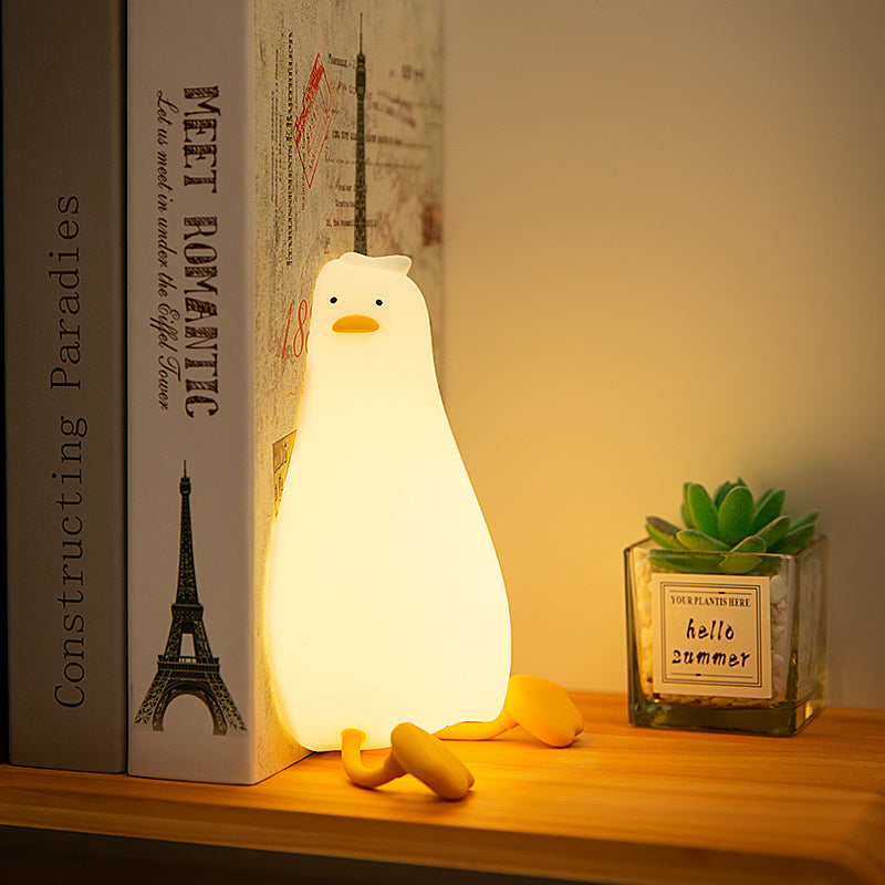 Veilleuse Canard Silicone Intelligente - Le Compagnon Lumineux Parfait pour les Nuits Apaisantes