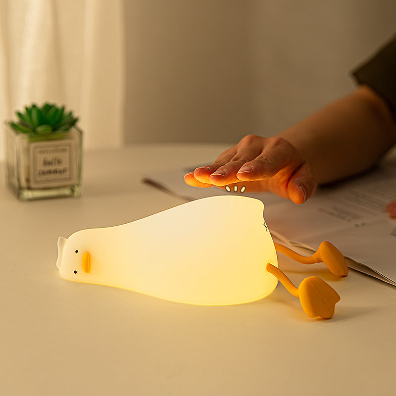 Veilleuse Canard Silicone Intelligente - Le Compagnon Lumineux Parfait pour les Nuits Apaisantes